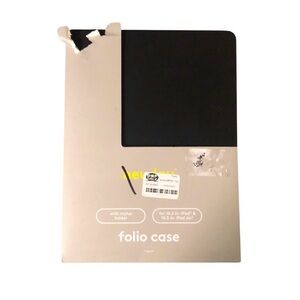 NWT Folio Case with stylist holder. For 10.2 in iPad & 10.5 in iPad Air